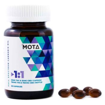 Capsules 25mg THC 25mg CBD BR