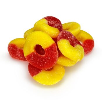 Delta-8 Peach Rings CAT Gummies