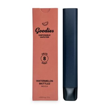 Goodies Watermelon Skittlez Delta-8-THC YRK Disposable Vape