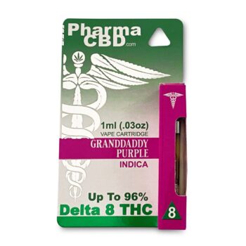Granddaddy Purple Delta-8-THC CRD Vape Cartridge