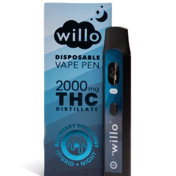 Willo - Blueberry Doughnut THC CB Disposable Vape Pen