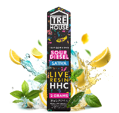 Sour Diesel HHC Live Resin Vape Pen BEL