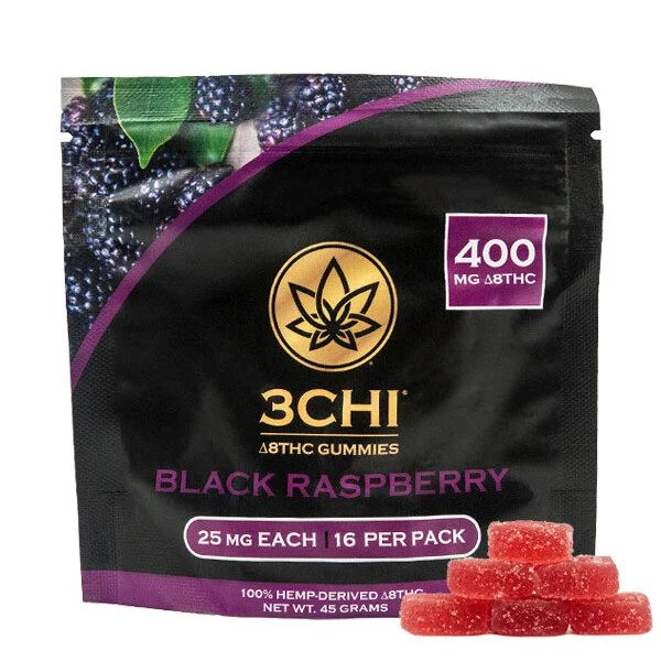 3Chi Delta-8 Black Raspberry NOR Gummies
